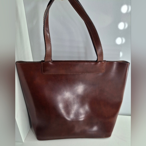 Lamarthe Italian Leather Tote Bag Great Condition - Picture 2 of 8
